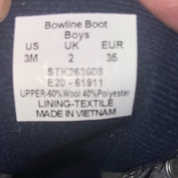 Sperry Kids Blue and Gray Rain Boots - Picture 6 of 6